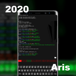 Aris-Linux 런처, 쉘 및 명령 행 3.8.8 1 Aris Linux Launcher shell and command lines Logo
