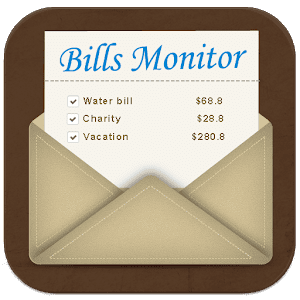 Bills Monitor Reminder Easily Manage Money - 청구서 모니터 알림 쉽게 돈 관리 1.8 1 Bills Monitor Reminder