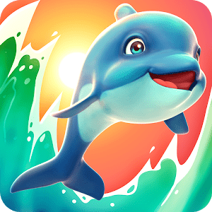 돌피 대시 1.0 버그판 1 Dolphy Dash Adventure in Water World Logo