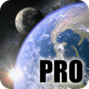 Earth & Moon in HD Gyro 3D PRO Parallax Wallpaper - 지구와 달 HD 자이로 3D PRO 패럴랙스 배경화면 (프로) 2.9 1 Earth Moon in HD Gyro 3D PRO Parallax Wallpaper Logo