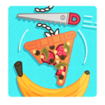 Find The Balance Physical Funny Objects Puzzle Logo