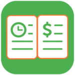 Green Timesheet shift work log and payroll app