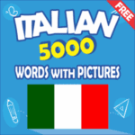 Italian 5000 Words with Pictures Logo