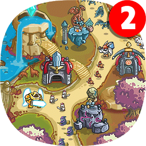 디펜스게임 2: 타워 디펜스 전쟁 영웅 전략 시뮬레이션 게임을 플레이하세요 - Defense Game 2: Play the Tower Defense War Hero Strategy Simulation Game 1.4.1 버그판 1 Kingdom Defense 2 Logo