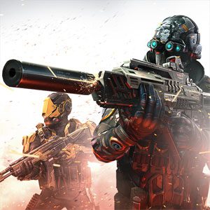 모던 컴뱃5: 멀티플레이 FPS 5.6.0g 버그판 1 Modern Combat 5 Blackout logo h