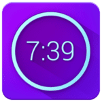 Neon Alarm Clock Logo