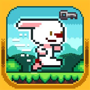 Rabbit's World - 토끼의 세계 6.8.0 버그판 1 Rabbit Runner 2D Pixel Adventure Platformer Game Logo b