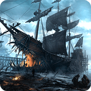 배의 배-해적의 시대-군함 전투 2.6.28 버그판 1 Ships of Battle Age of Pirates Logooo