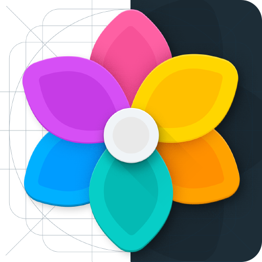 Flora : Material Icon Pack - 플로라 : 머티리얼 아이콘 팩 3.9 1 flora material icon pack logo