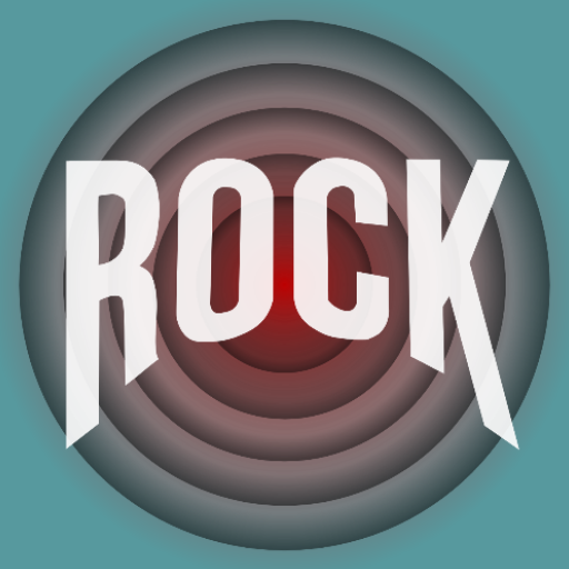 rock music online radio logo