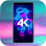 3d parallax background logo