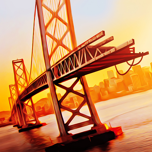 Bridge Construction Simulator - 브리지 건설 시뮬레이터 1.4.4 버그판 1 bridge construction simulator games logo