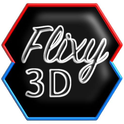 Flixy 3D - Icon Pack - 플릭시 3D - 아이콘 팩 5.7 1 flixy 3d icon pack logo