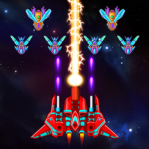 우주 전쟁: 외계인들의 공격 - 우주 전쟁: 외계인들의 공격 64.9 버그판 1 galaxy attack alien shooter logo