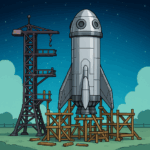 idle tycoon space company logo
