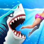 hungry shark world android logo