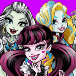 monster high beauty shop logo