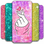 glitter wallpaper theme icon