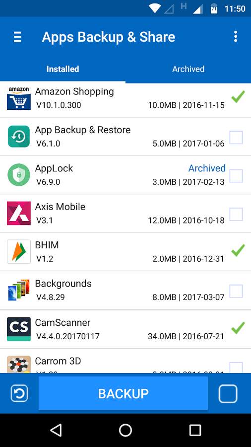 APK Backup/Share/Restore PRO – APK 백업/공유/복원 PRO (프로) 1.0 7