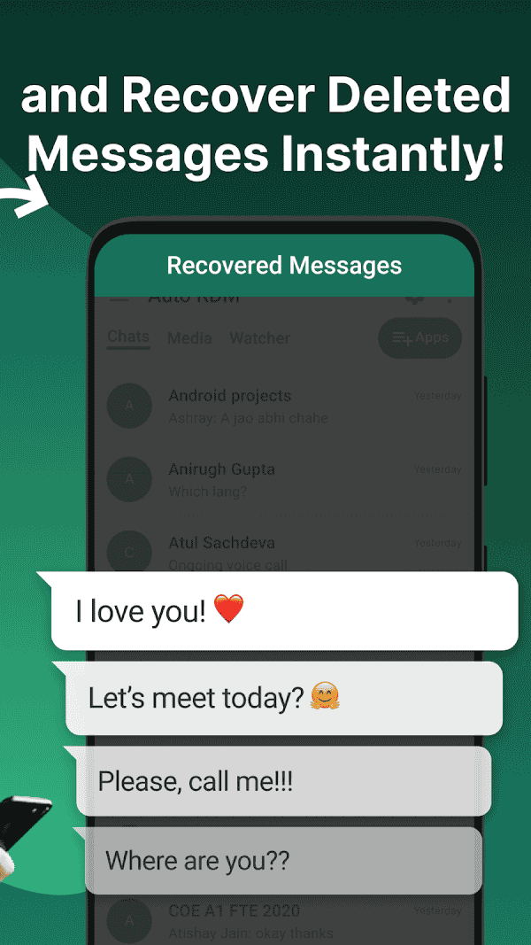 RDM: Recover Deleted Messages – RDM: 삭제된 메시지 복구 (프리미엄) 2.0.3.1 4