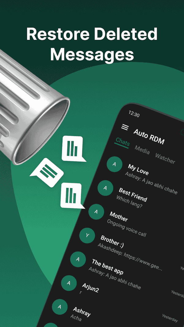 RDM: Recover Deleted Messages – RDM: 삭제된 메시지 복구 (프리미엄) 2.0.3.1 3