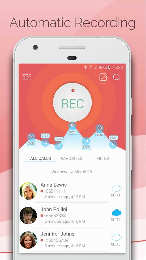 Automatic Call Recorder 2018 – 자동 통화 녹음기 2018 3.7 7
