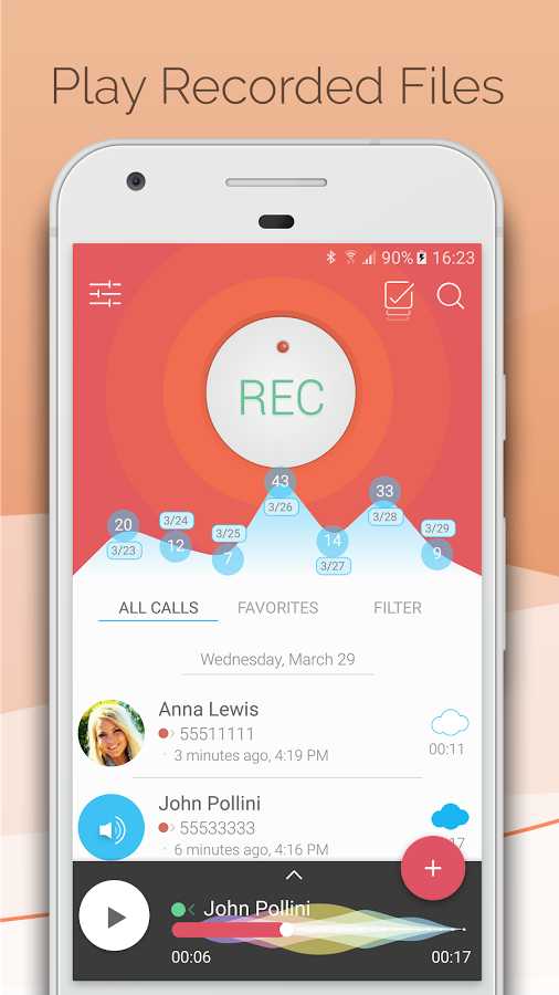 Automatic Call Recorder 2018 – 자동 통화 녹음기 2018 3.7 8