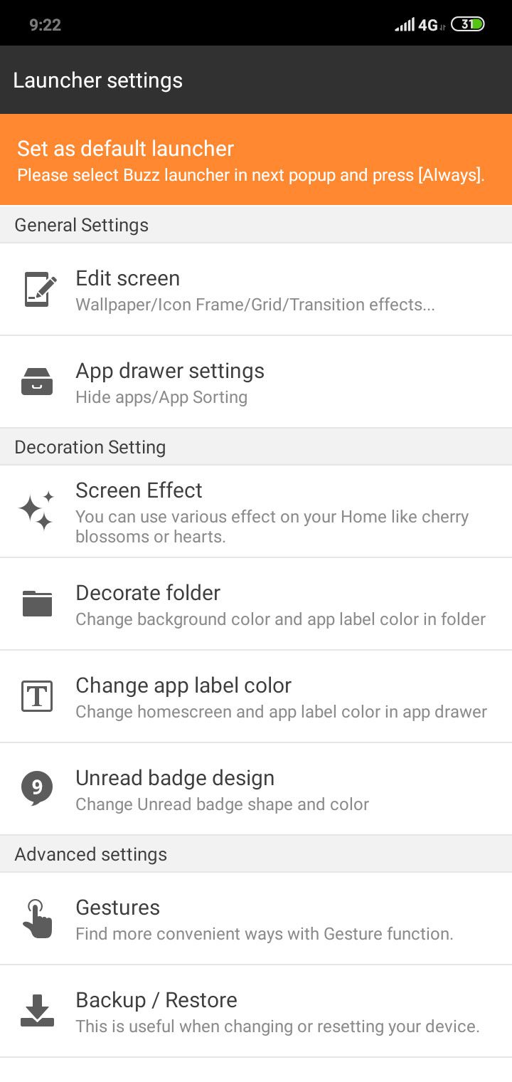 Buzz Launcher – 버즈 런처 1.9.7.07 6