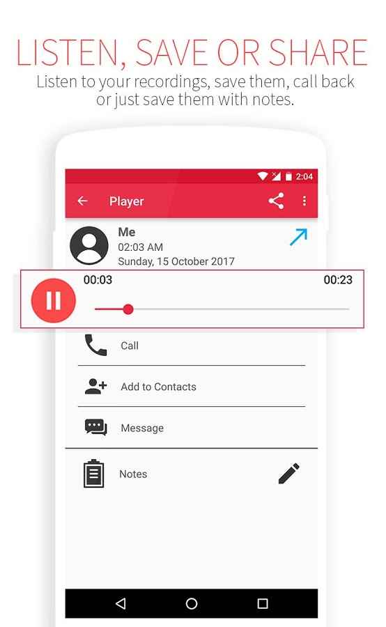 Call Recorder HQ Version – 콜 레코더 HQ 버전 1.0 4