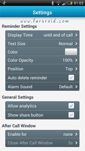 Call Reminder Notes – 콜 알림 노트 5.0.7 3