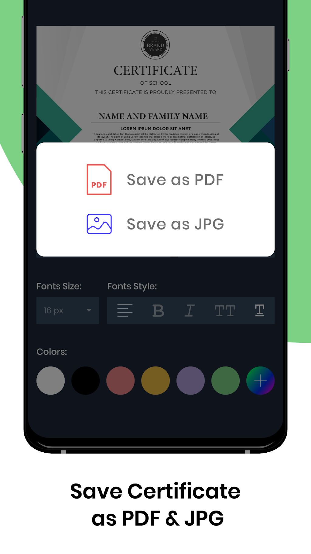 Certificate Maker Certificate Generator App – 증명서 제작기 증명서 생성기 앱 (프리미엄) 4.9.4 4