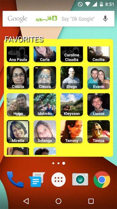 Contact Panel Widget – 연락처 패널 위젯 6.4.5 3