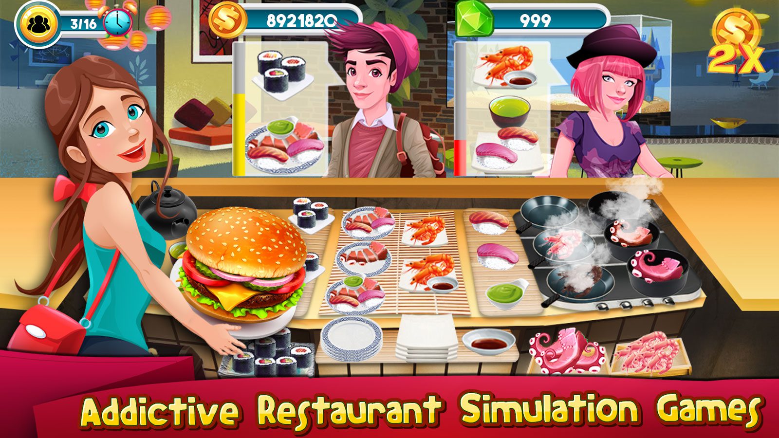 Cooking Games Kitchen Rising Cooking Chef Master – 요리 게임 주방 상승 요리사 마스터 1.19 버그판 1