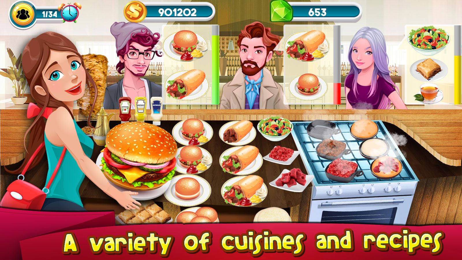 Cooking Games Kitchen Rising Cooking Chef Master – 요리 게임 주방 상승 요리사 마스터 1.19 버그판 3