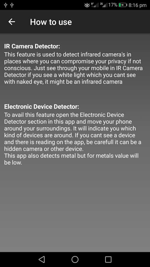 DetectIT Device and Camera Detector ADs FREE – 디텍IT 장치 및 카메라 감지기 광고 무료 1.6 6