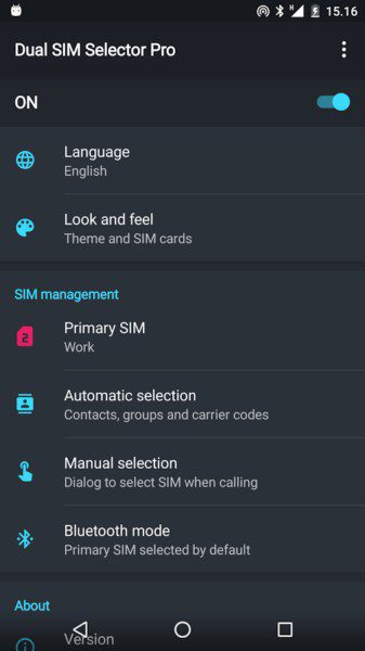 Dual SIM Selector PRO – 듀얼 SIM 선택기 PRO (프로) 2.9.0 6