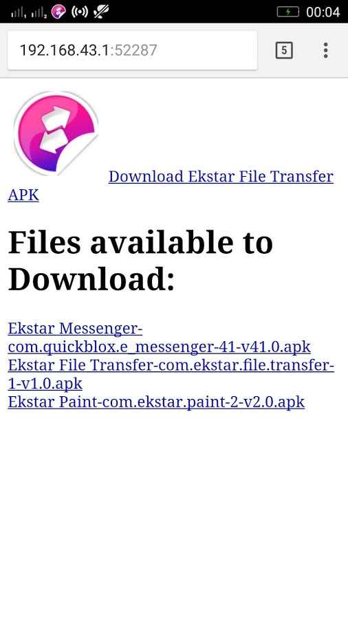 Ekstar File Transfer – 엑스타 파일 전송 2.0 4