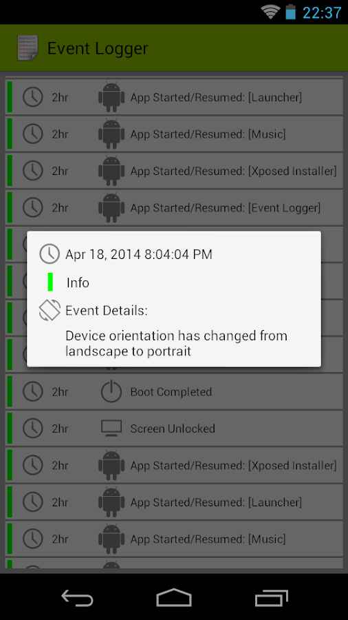 Event Logger PRO – برنامه ذخیره تمام رویداد ها اندروید ! – 이벤트 로거 PRO (프로) 1.3.3 1
