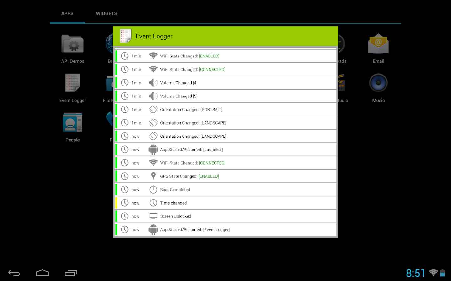 Event Logger PRO – برنامه ذخیره تمام رویداد ها اندروید ! – 이벤트 로거 PRO (프로) 1.3.3 3