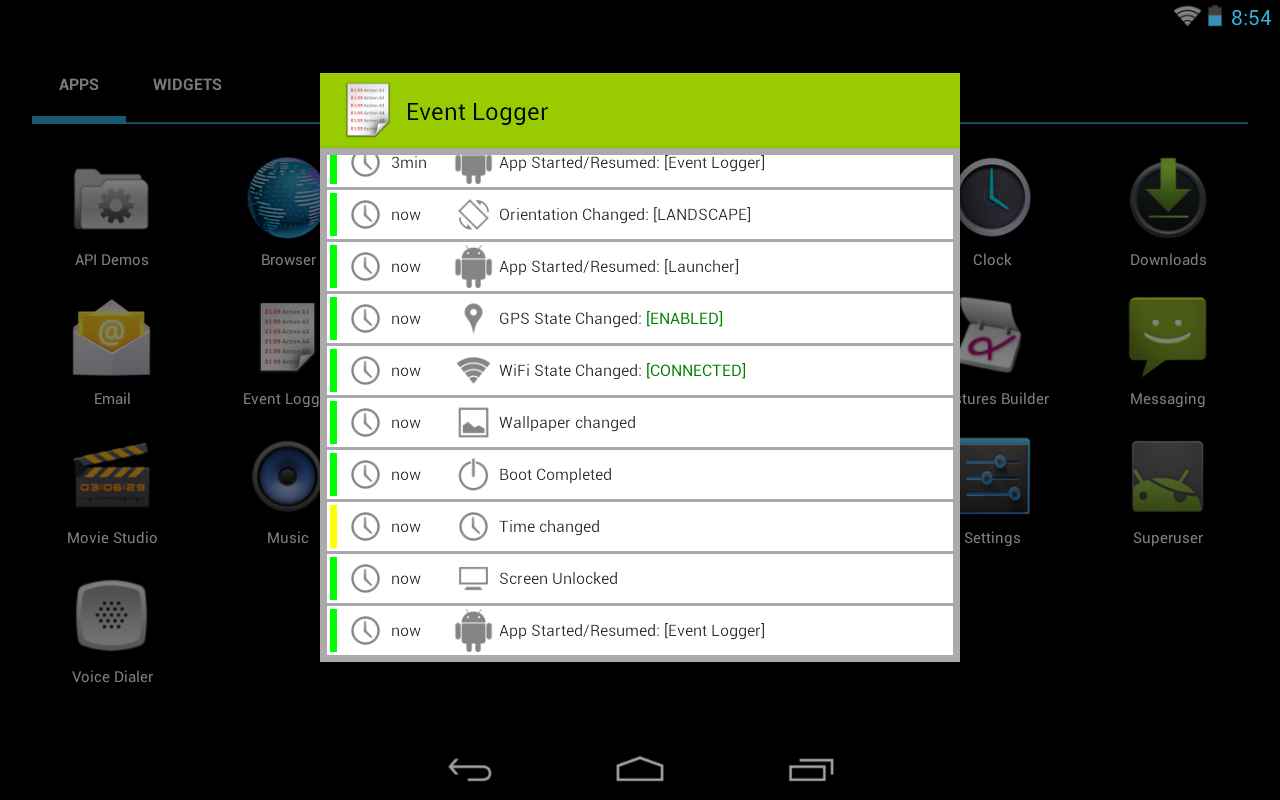 Event Logger PRO – برنامه ذخیره تمام رویداد ها اندروید ! – 이벤트 로거 PRO (프로) 1.3.3 5