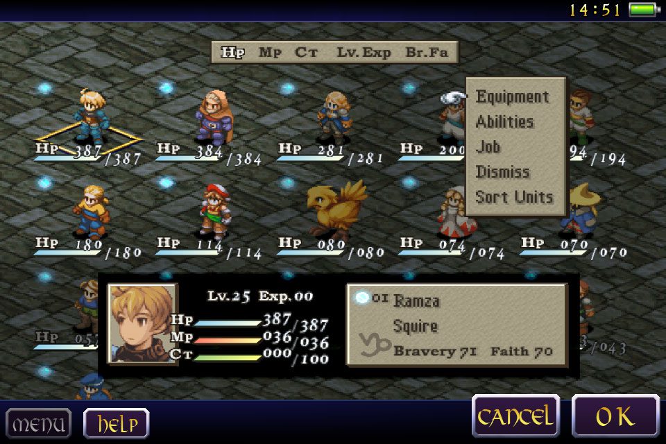 FINAL FANTASY TACTICS : WotL – 파이널 판타지 전술 : WotL 2.0.0 버그판 3