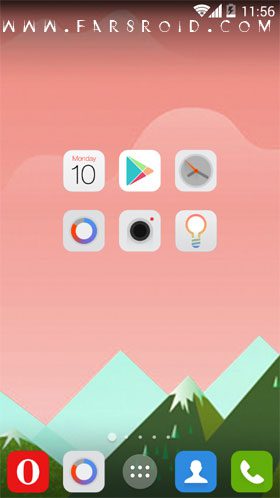 Flaticons Apex Nova ADW Theme – 플랫아이콘스 아펙스 노바 ADW 테마 1.2 1