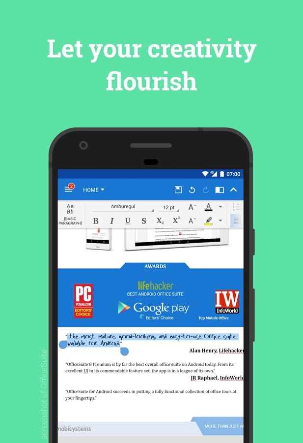 Font Pack for OfficeSuite – 오피스스위트용 글꼴 팩 1.2 5