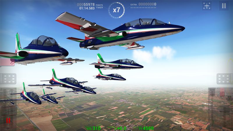 Frecce Tricolori Flight Sim – 프레체 트리콜로리 비행 시뮬레이터 1.0 버그판 1