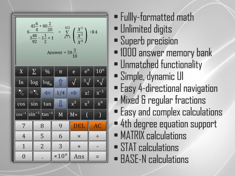 Full Scientific Calculator Pro – 풀 과학 계산기 프로 (프로) 1.83a 1