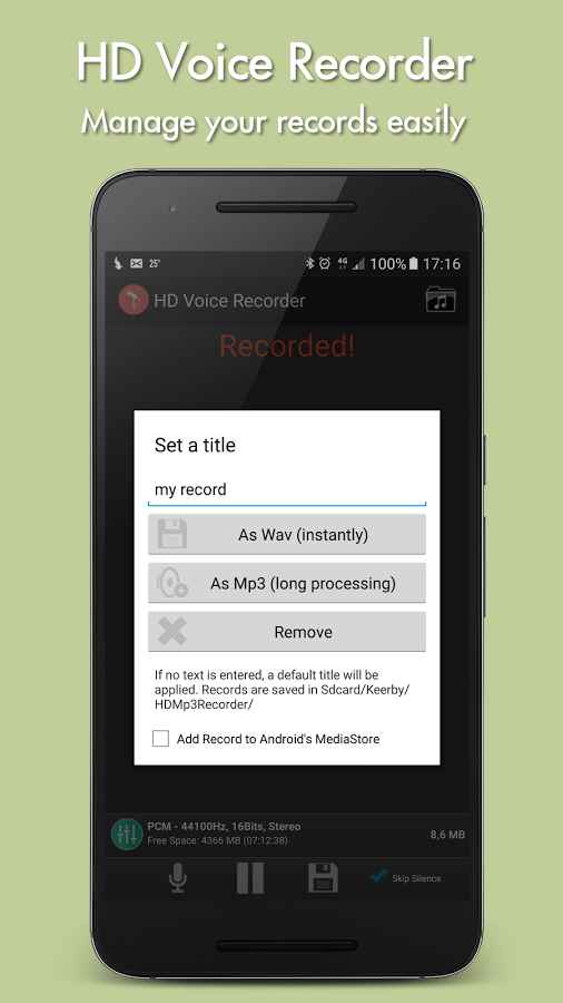 HD Voice Recorder PRO – HD 음성 녹음기 PRO (프로) 2.2 4
