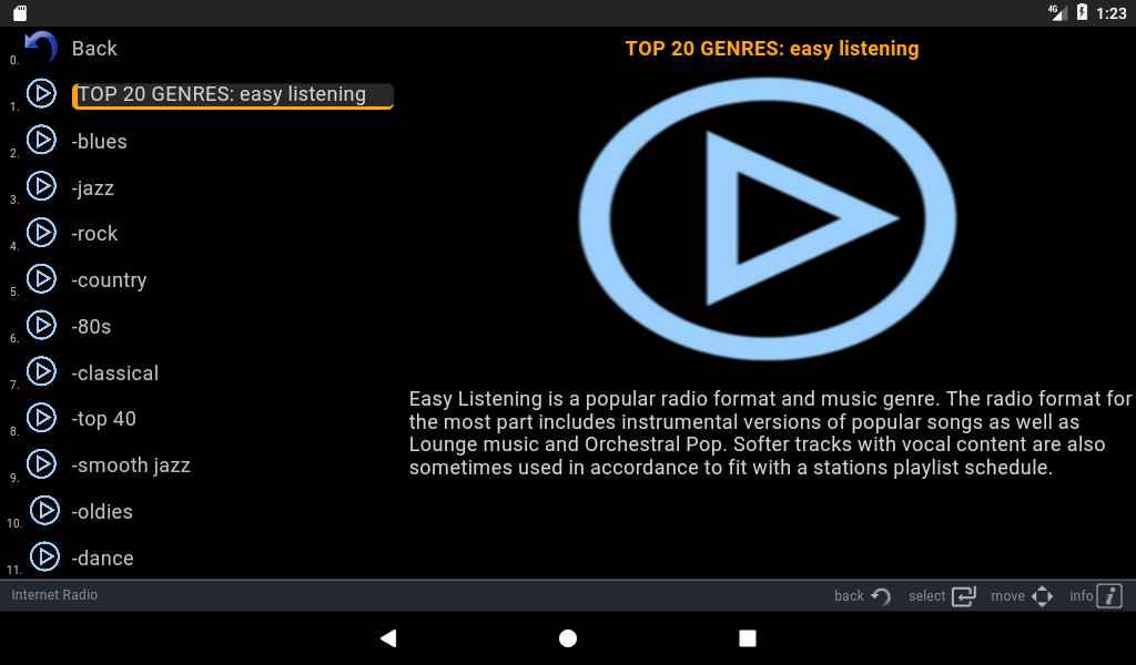 IRP (Internet Radio Player) – 인터넷 라디오 플레이어 2.1.6 4