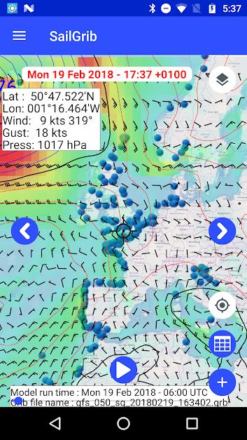 Marine Weather | SailGrib – 해양 날씨 | 세일그립 2.0.1 3