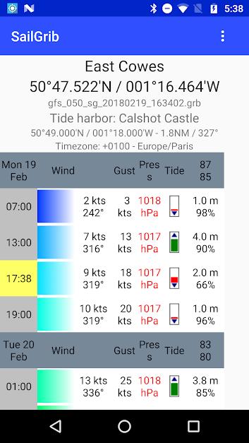 Marine Weather | SailGrib – 해양 날씨 | 세일그립 2.0.1 5