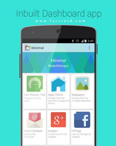 Minimal APEX NOVA KITKAT THEME – 미니멀 APEX NOVA 키트캣 테마 1.0.1 3
